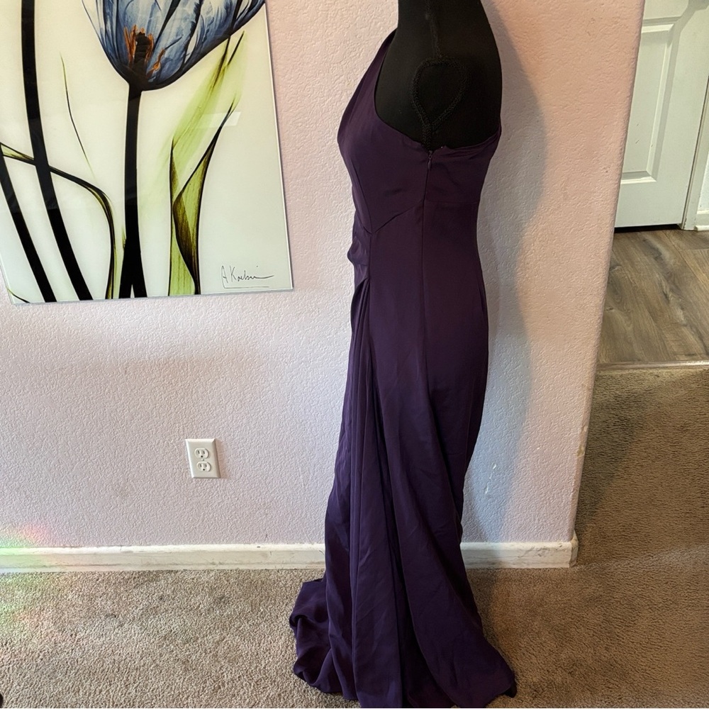 New Ann Taylor purple dress size 4 petite - Picture 2 of 5